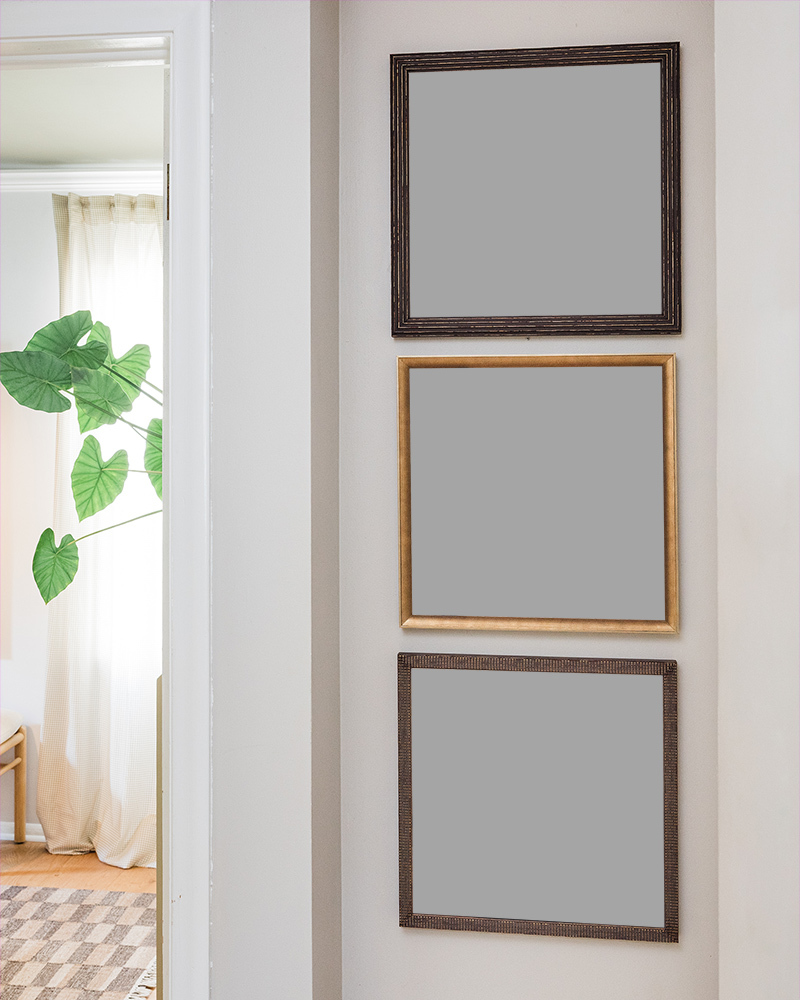 WHCC 2025 CSP Frames House Shoot trio gallery wall scene patina versaille preview