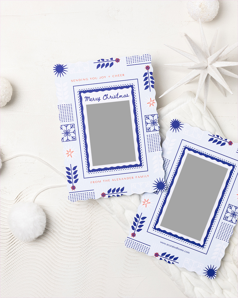 WHCC 2026 Holiday Cards Ornaments Solo Styled Nordic Christmas Doodles preview