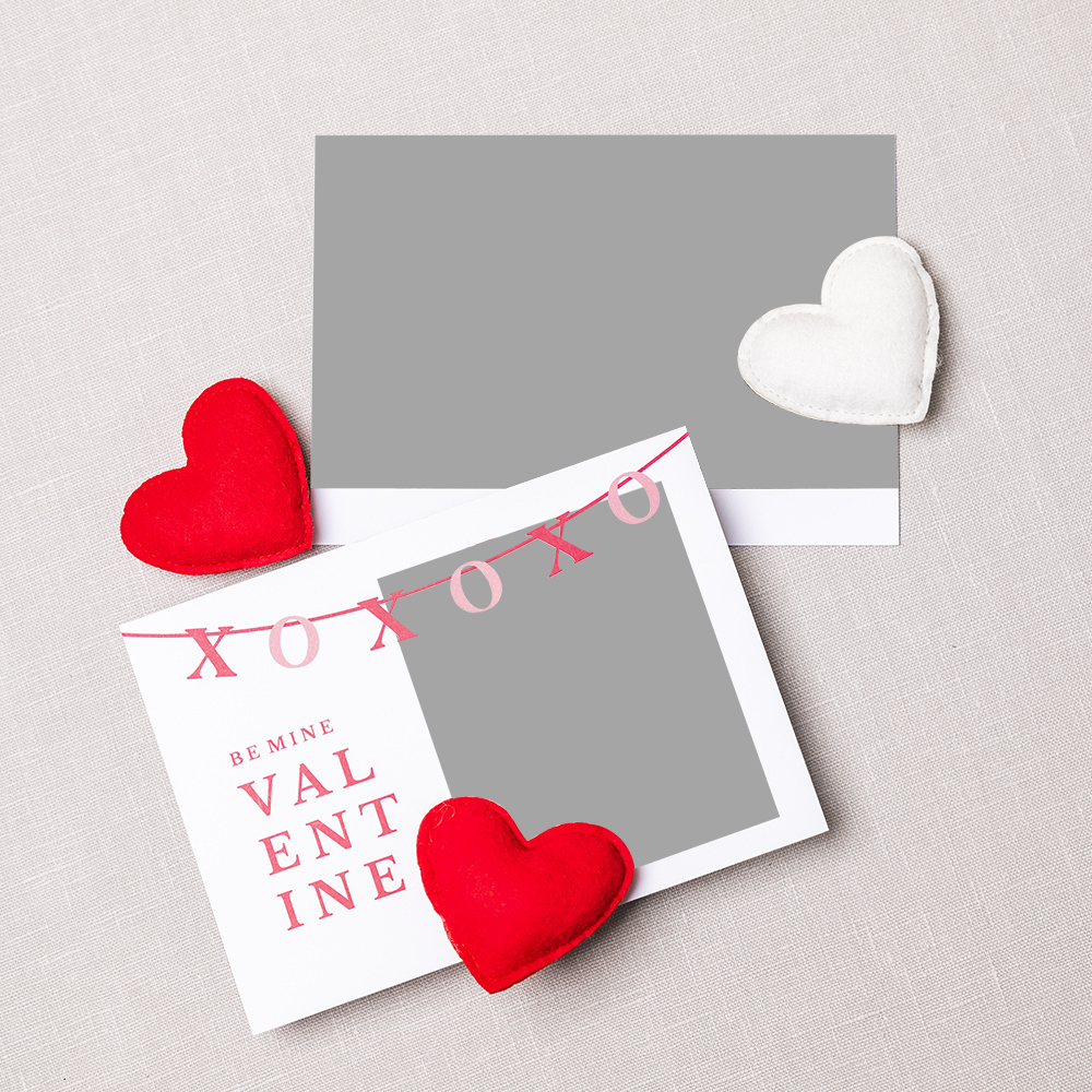 WHCC 5x7 card H valentine banner of love preview