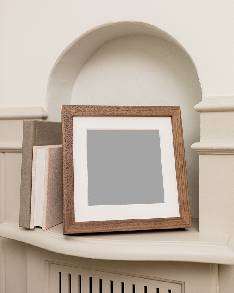 WHCC Historic Charm Walnut Frame Easel Back Print in cubby preview